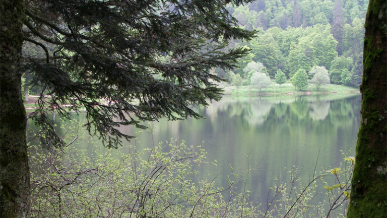 Uitzicht over Lac Blanchemer